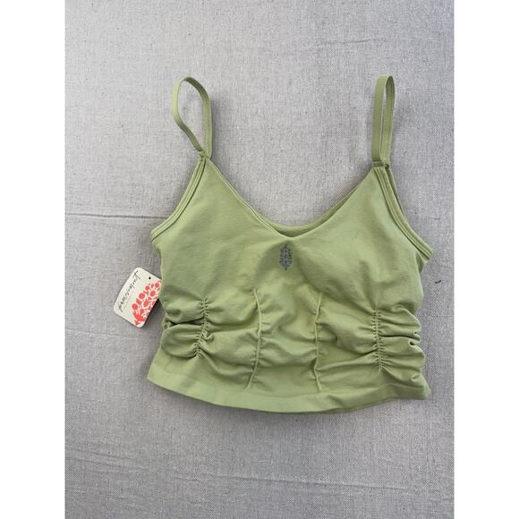 Free People Women's Green Tank Top Size XS - Picture 5 of 5